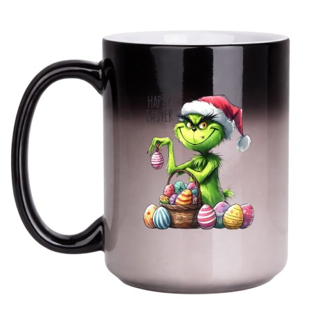 KUBEK "GRINCH HAPPY EASTER" DUŻY MAGICZNY