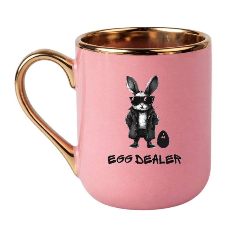 KUBEK "EGG DEALER" ELEGANCKI PREZENT NA WIELKANOC